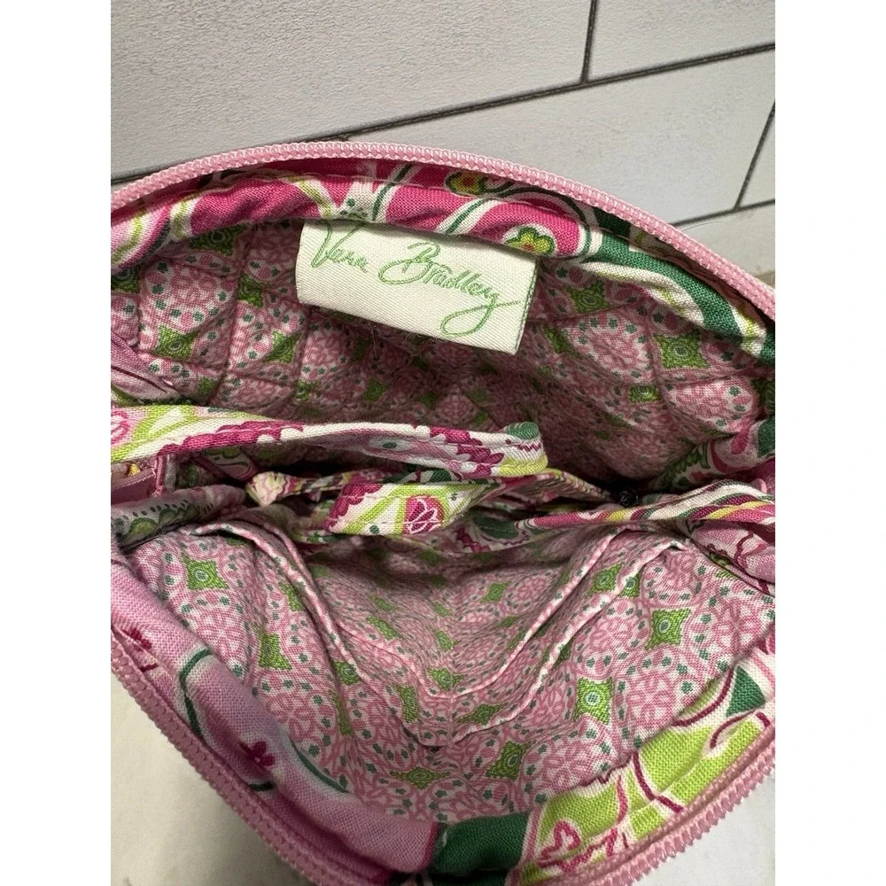 Vera Bradley Pinwheel Pink Backpack Retired 2008 Quilted Cotton Paisley Floral